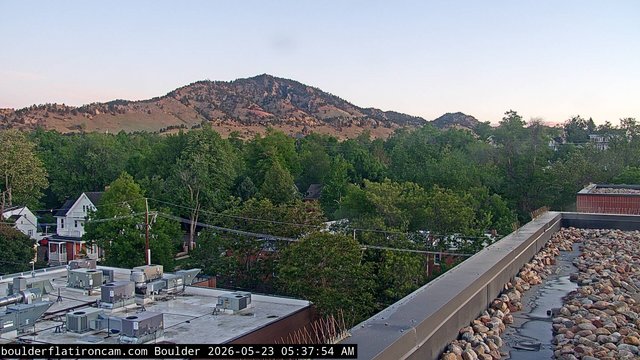 time-lapse frame, Boulder Mt Sanitas NW daily time lapse webcam