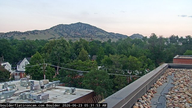 time-lapse frame, Boulder Mt Sanitas NW daily time lapse webcam