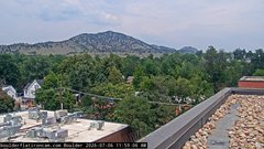 view from Boulder Mt Sanitas NW daily time lapse on 2026-07-06