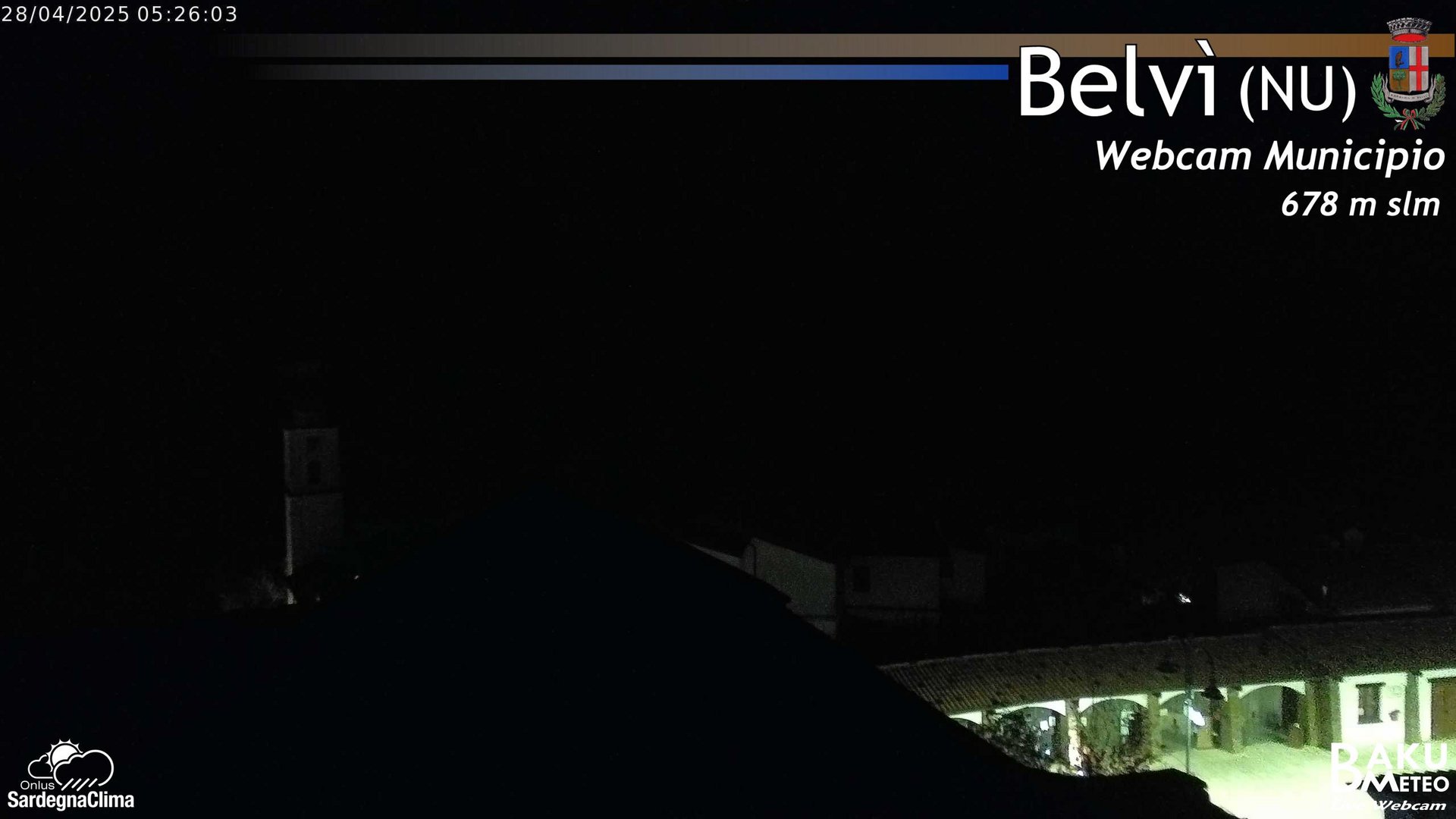 time-lapse frame, Belvi Municipio webcam