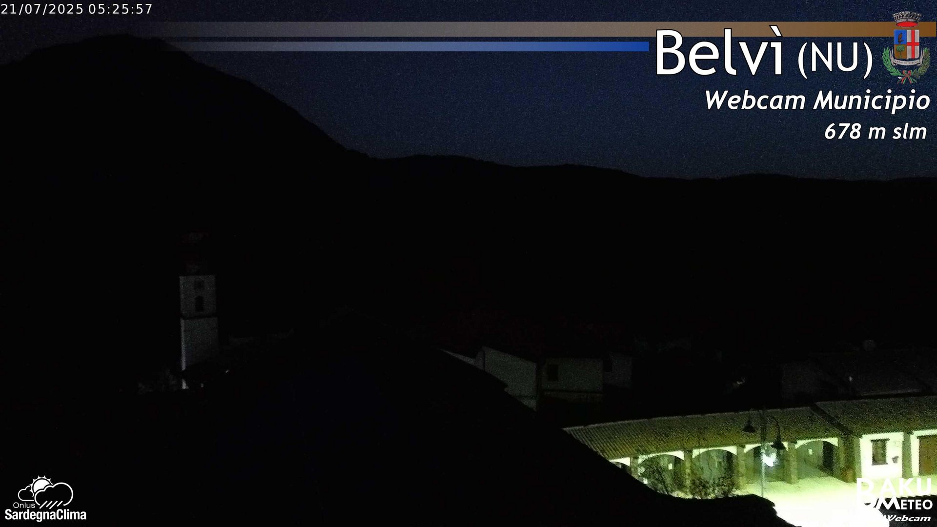 time-lapse frame, Belvi Municipio webcam