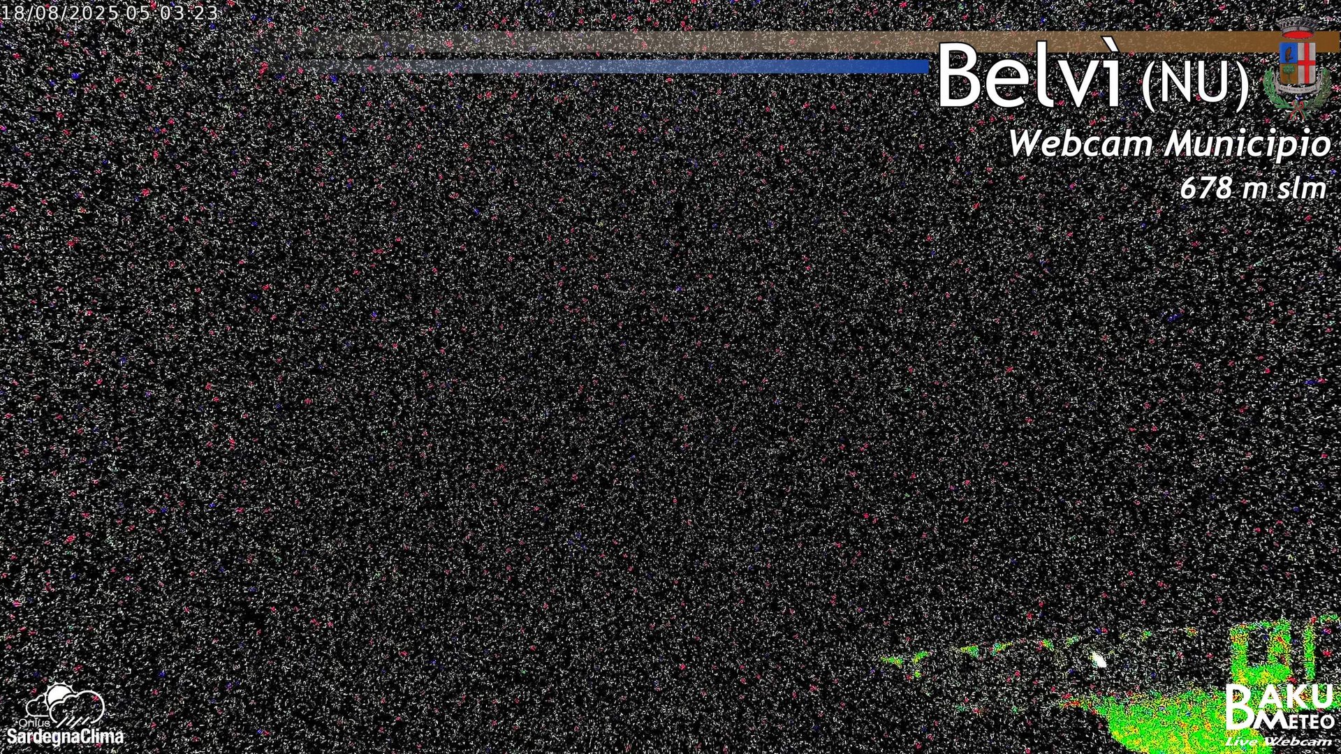time-lapse frame, Belvi Municipio webcam