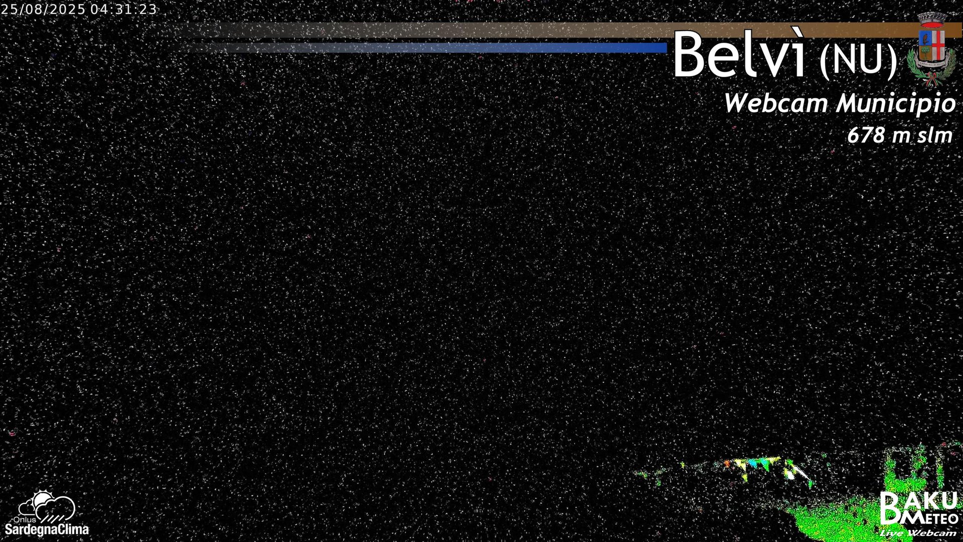 time-lapse frame, Belvi Municipio webcam