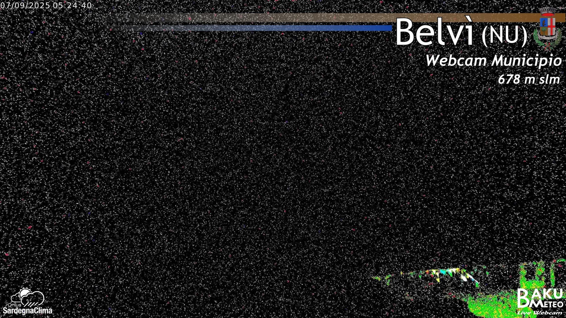 time-lapse frame, Belvi Municipio webcam