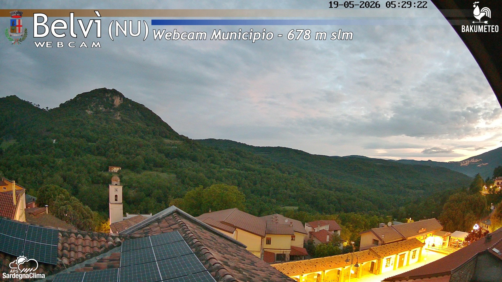 time-lapse frame, Belvi Municipio webcam