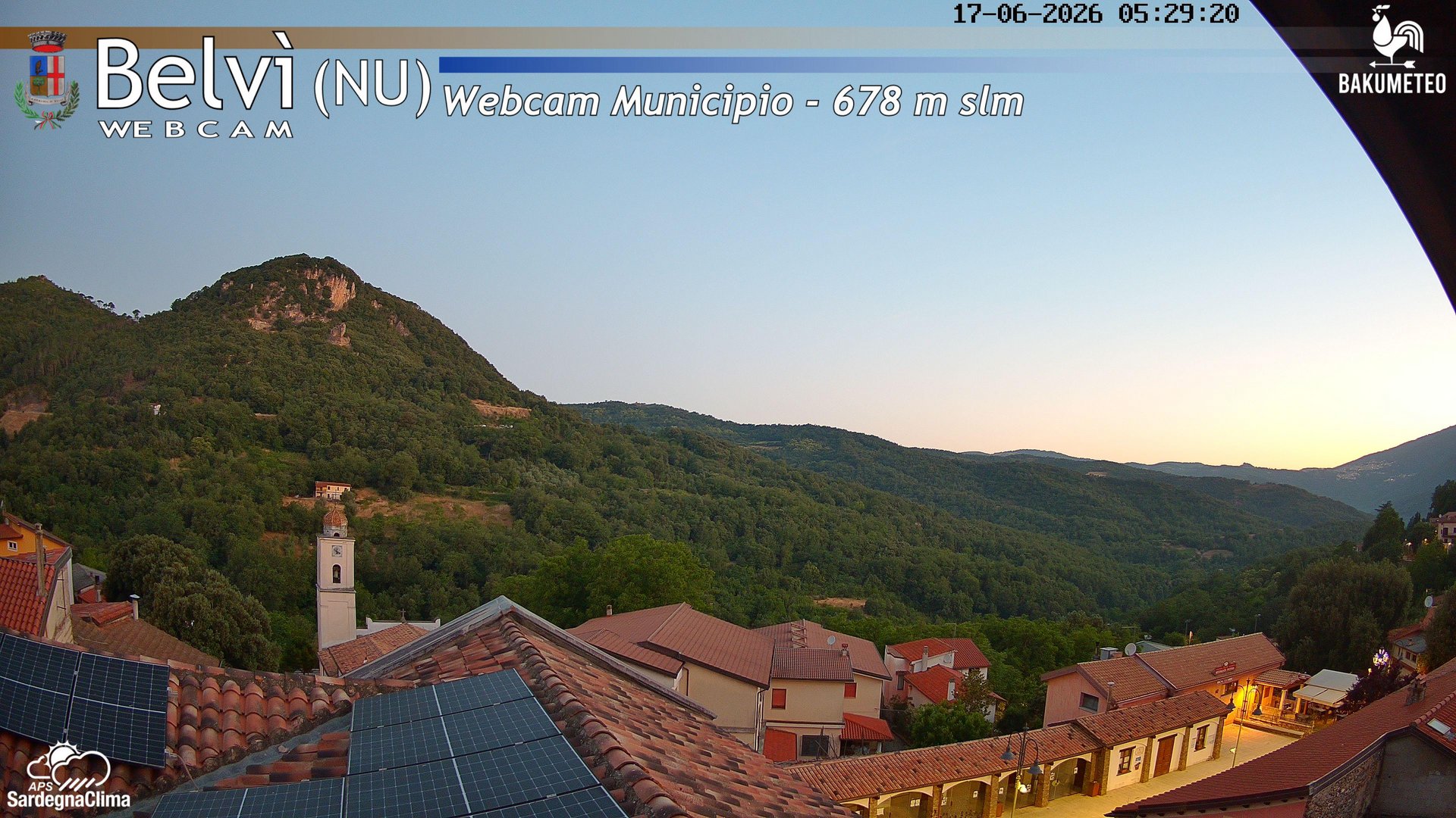 time-lapse frame, Belvi Municipio webcam