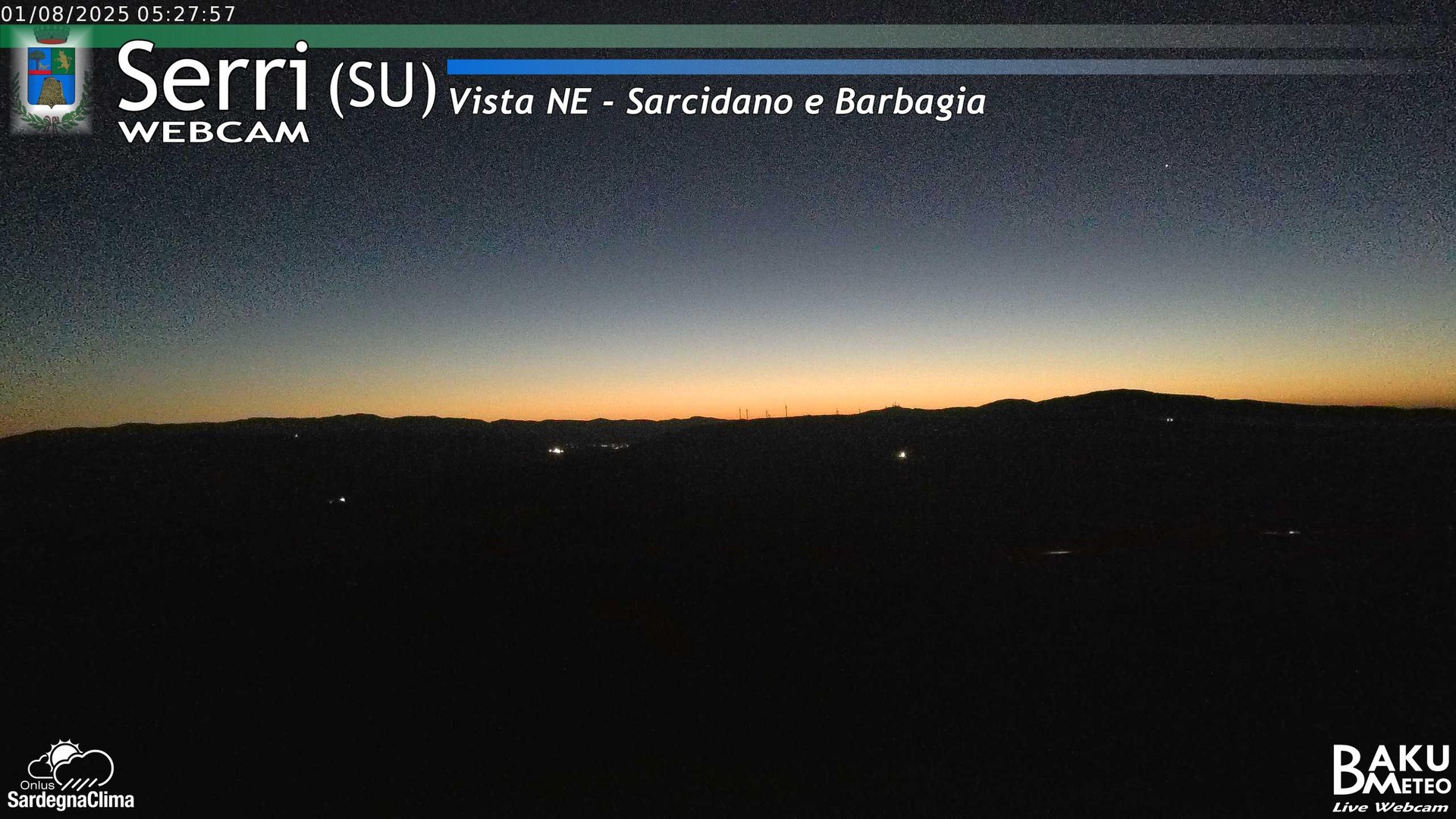 time-lapse frame, Serri Est webcam