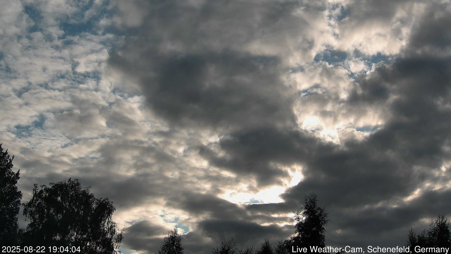 time-lapse frame, 2025-08-22 19:04-21:34 webcam