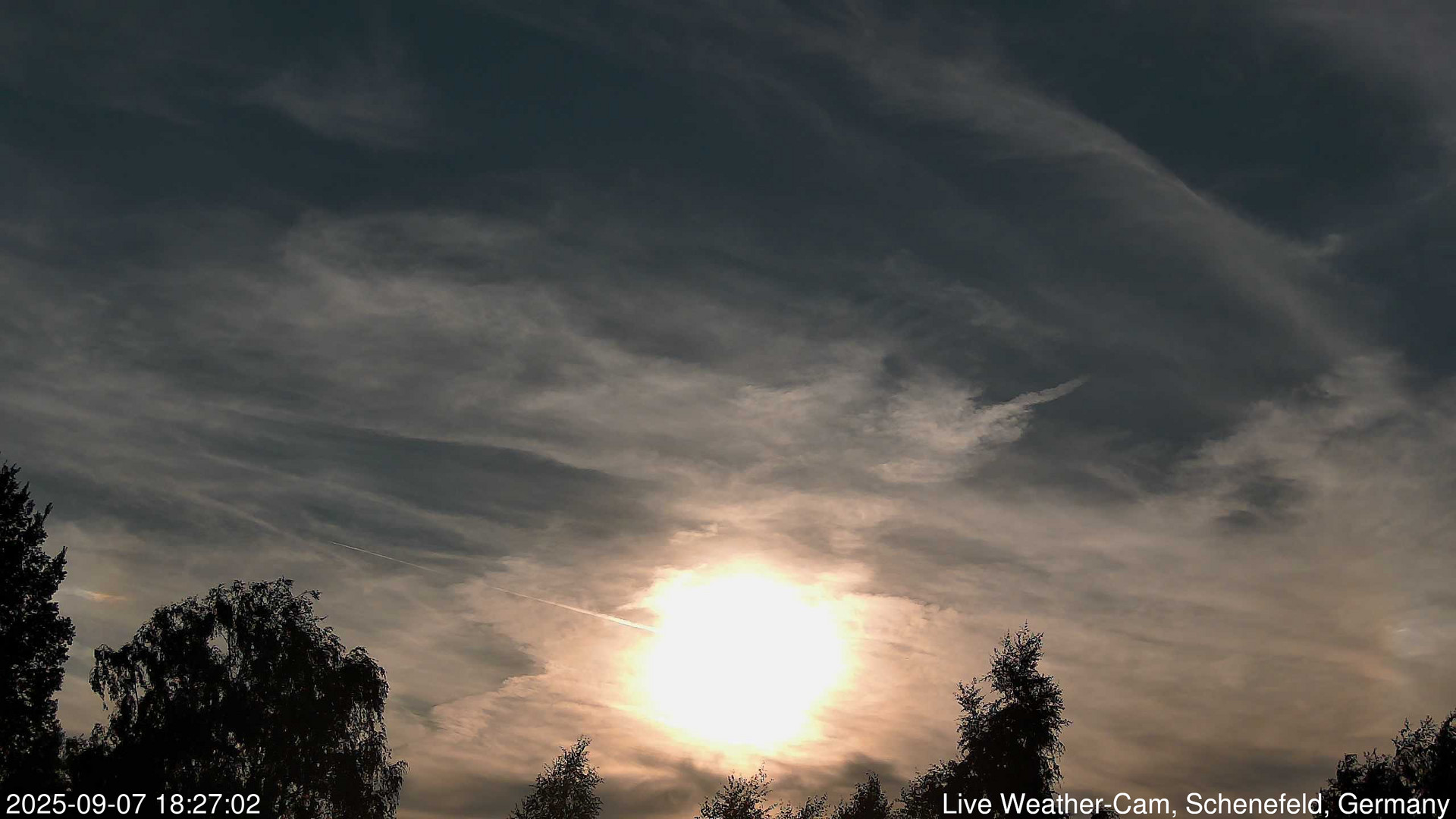 time-lapse frame, 2025-09-07 18:27-20:57 webcam