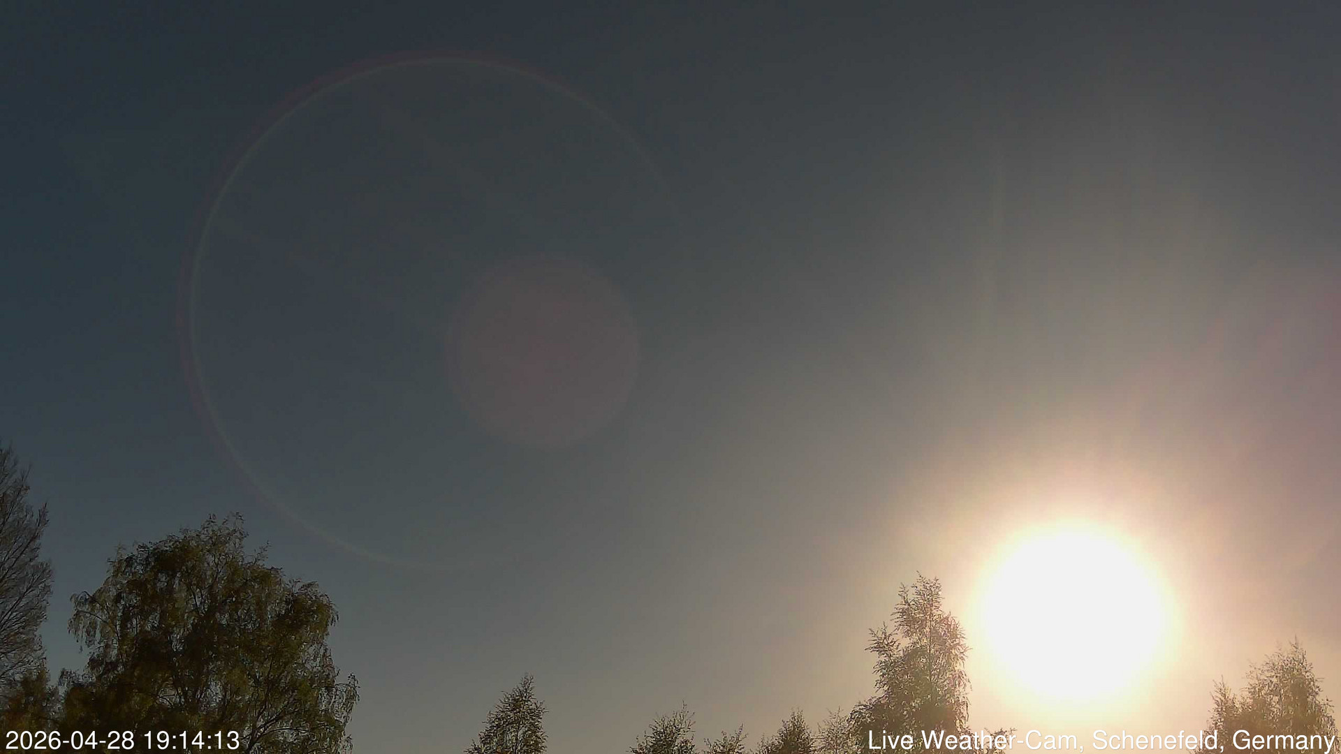 time-lapse frame, 2026-04-28 19:14-21:44 webcam