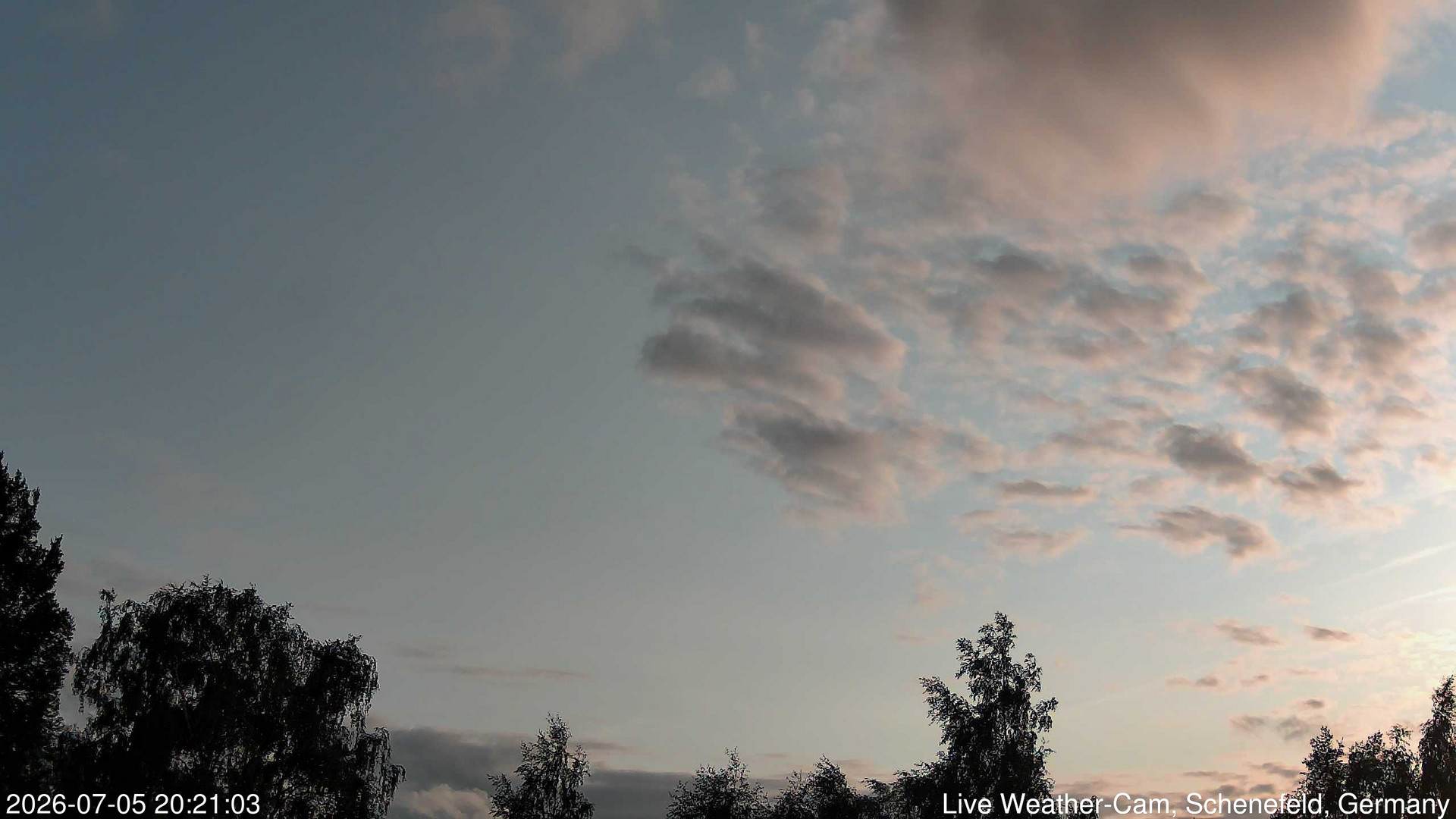 time-lapse frame, 2026-07-05 20:21-22:51 webcam