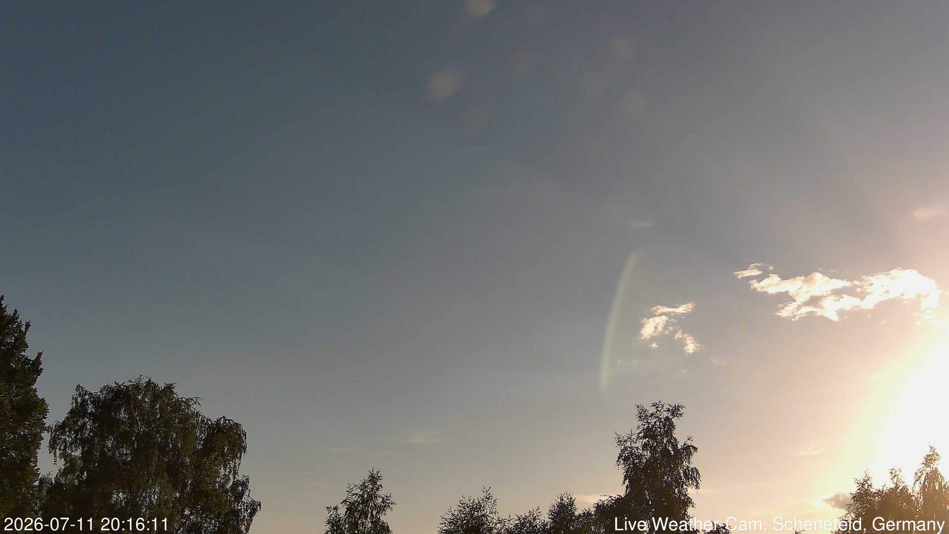 time-lapse frame, 2026-07-11 20:16-22:46 webcam
