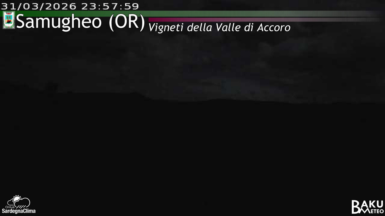 time-lapse frame, Samugheo webcam