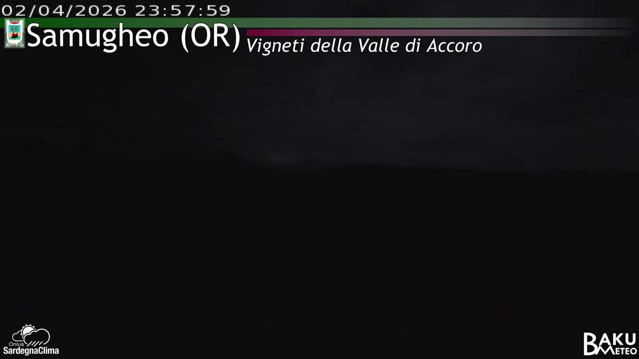 time-lapse frame, Samugheo webcam