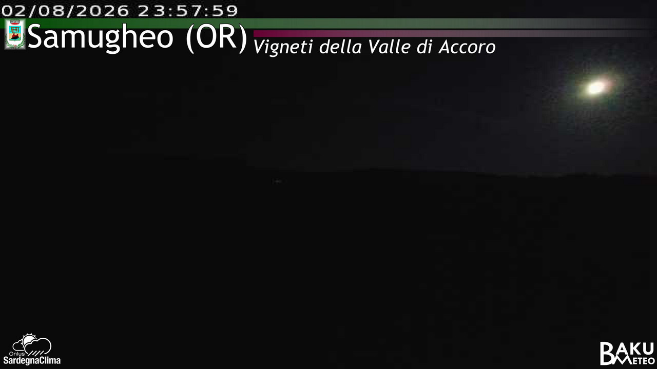 time-lapse frame, Samugheo webcam