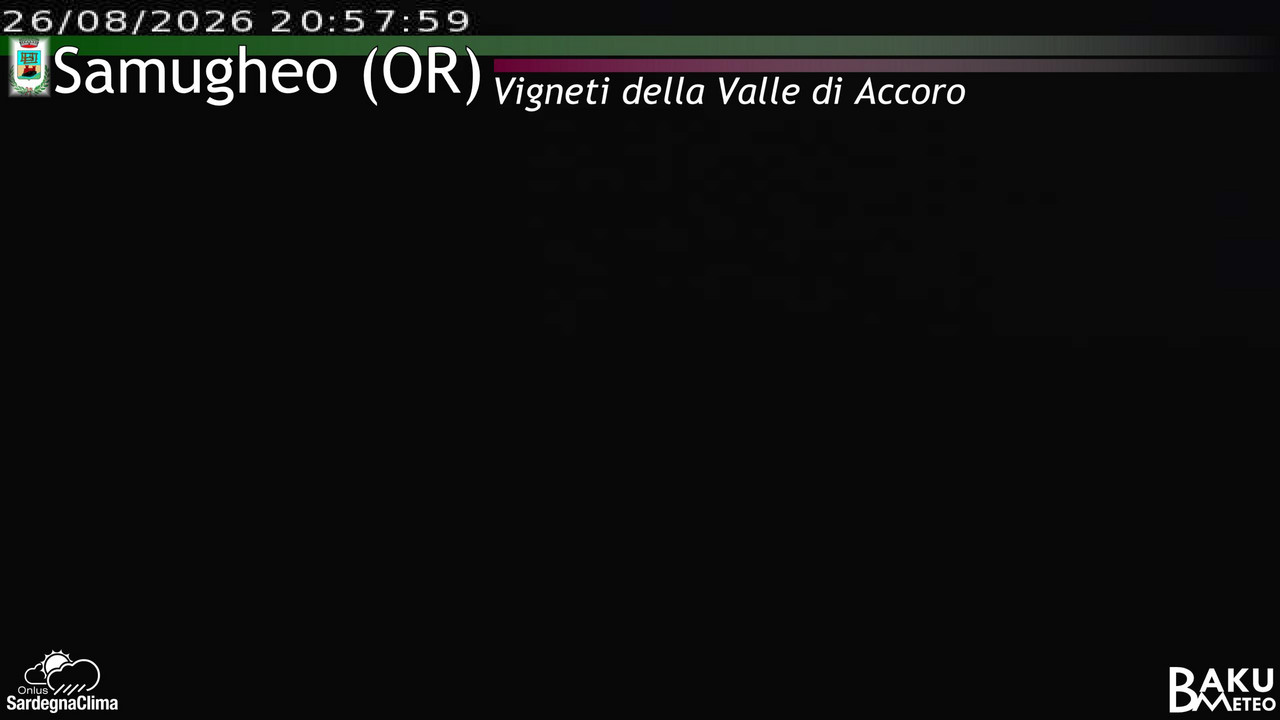 time-lapse frame, Samugheo webcam