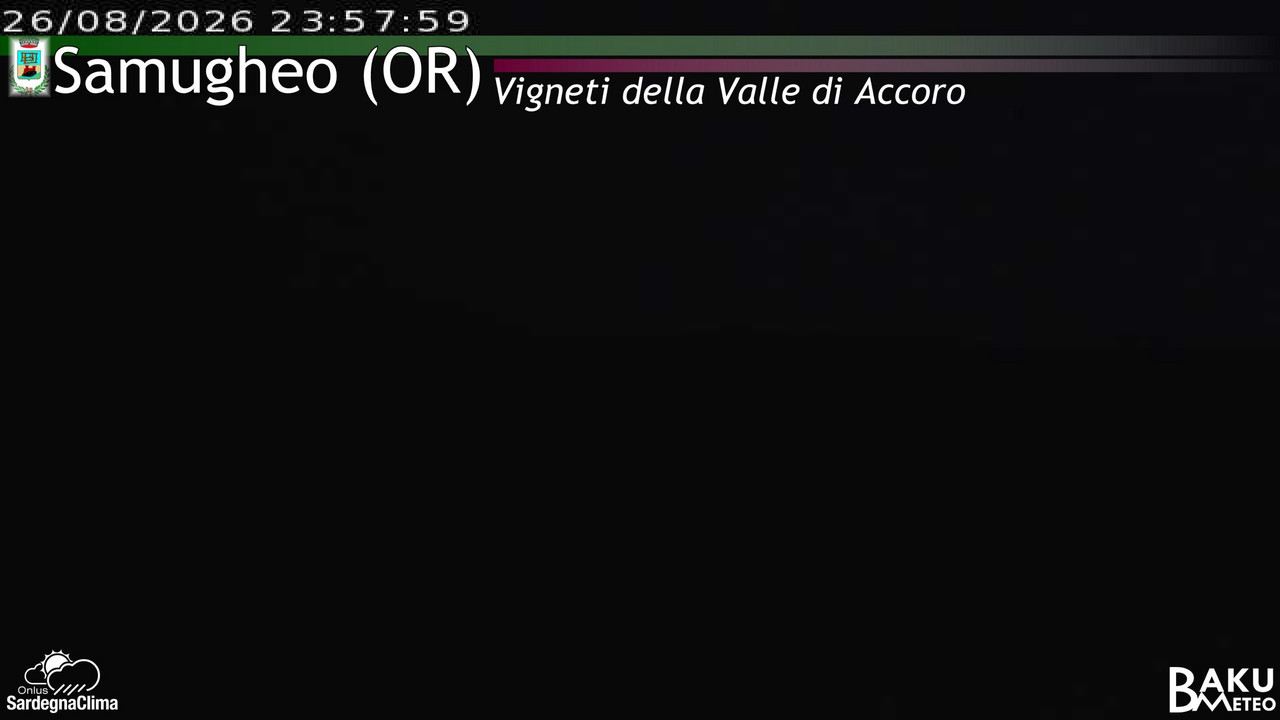 time-lapse frame, Samugheo webcam