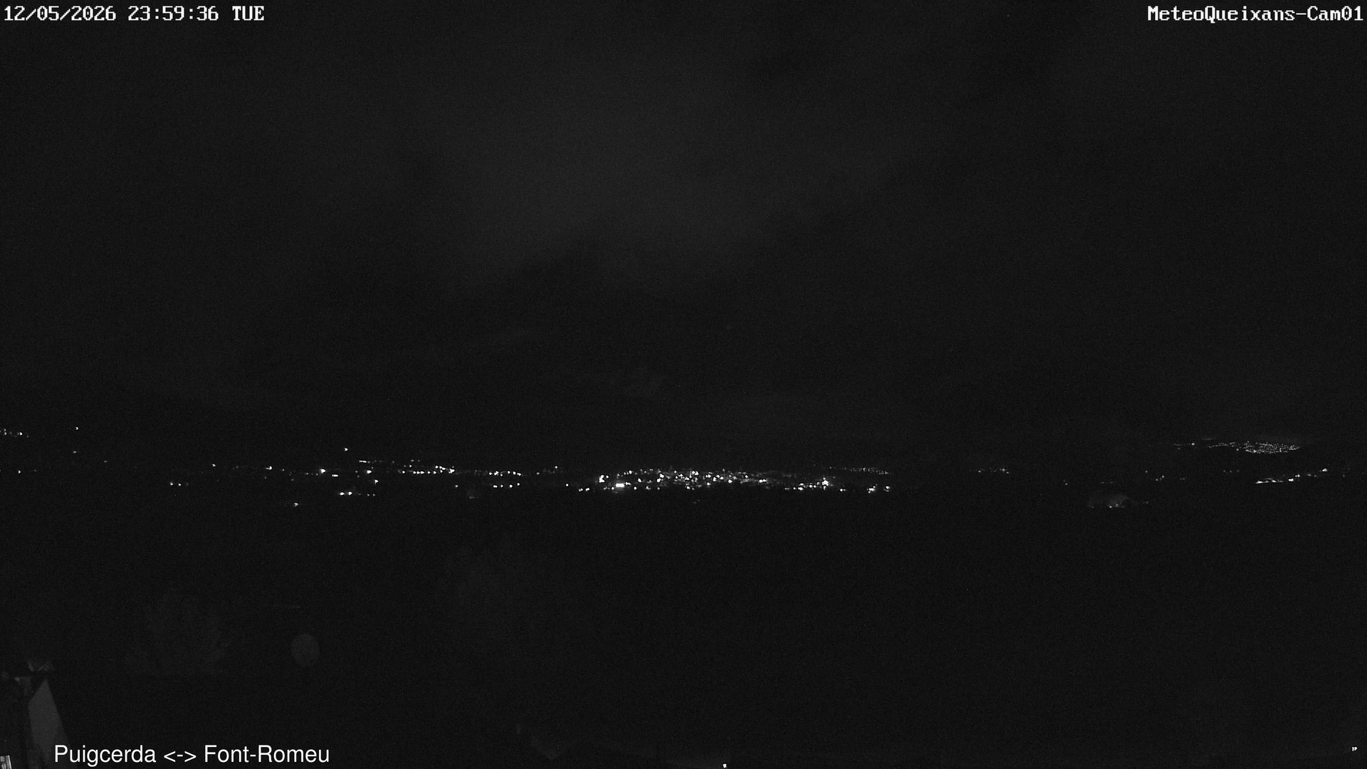 time-lapse frame, CAM01 - MeteoQueixans webcam