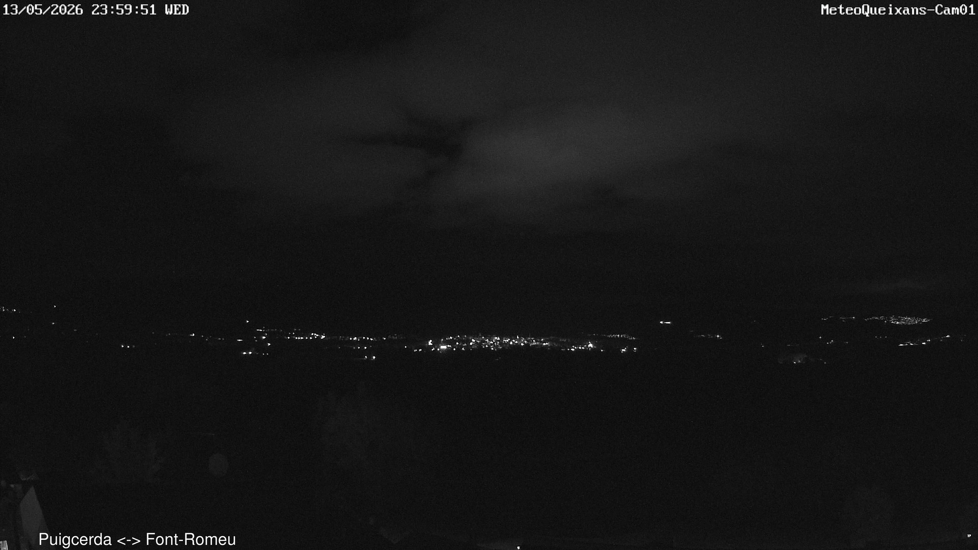 time-lapse frame, CAM01 - MeteoQueixans webcam