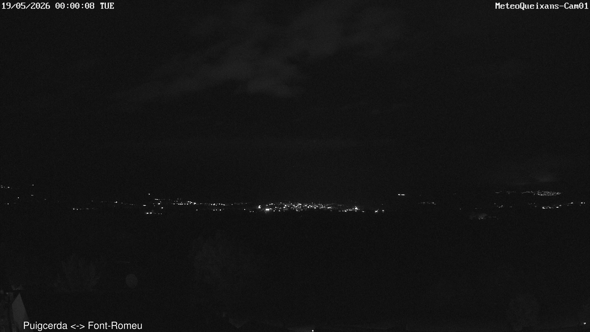 time-lapse frame, CAM01 - MeteoQueixans webcam