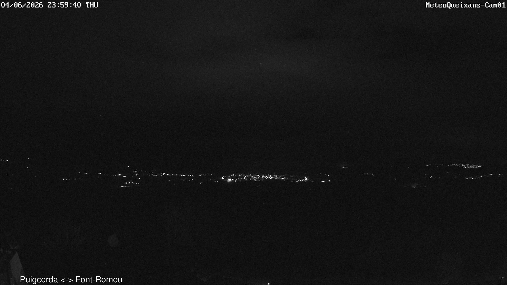 time-lapse frame, CAM01 - MeteoQueixans webcam