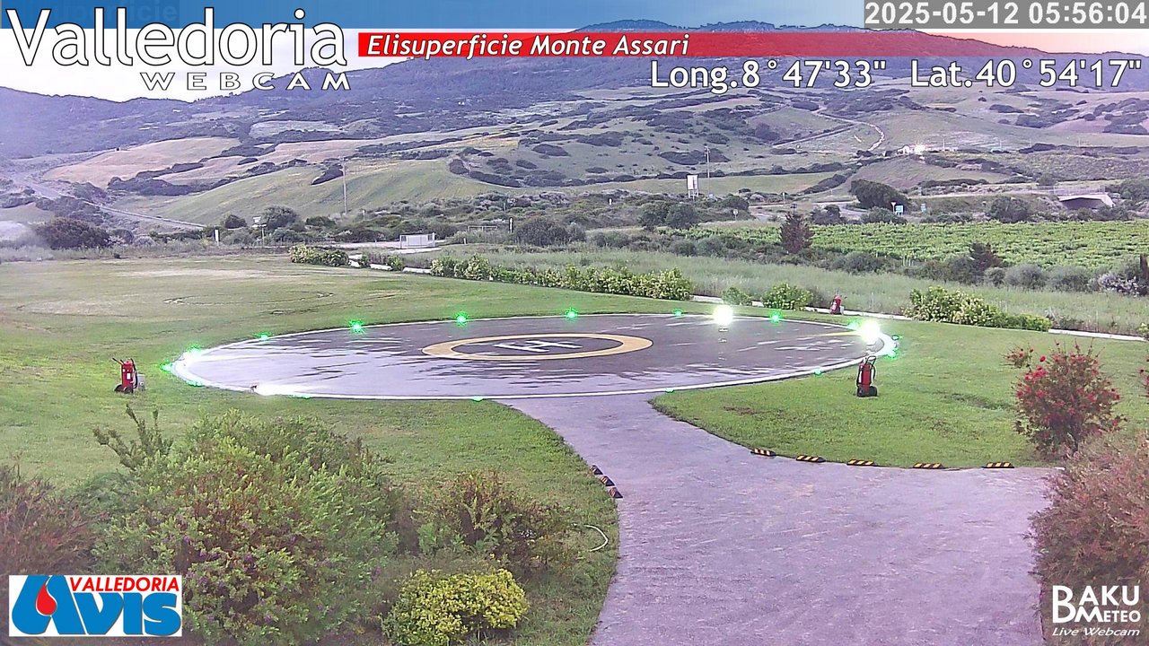 time-lapse frame, Valledoria webcam