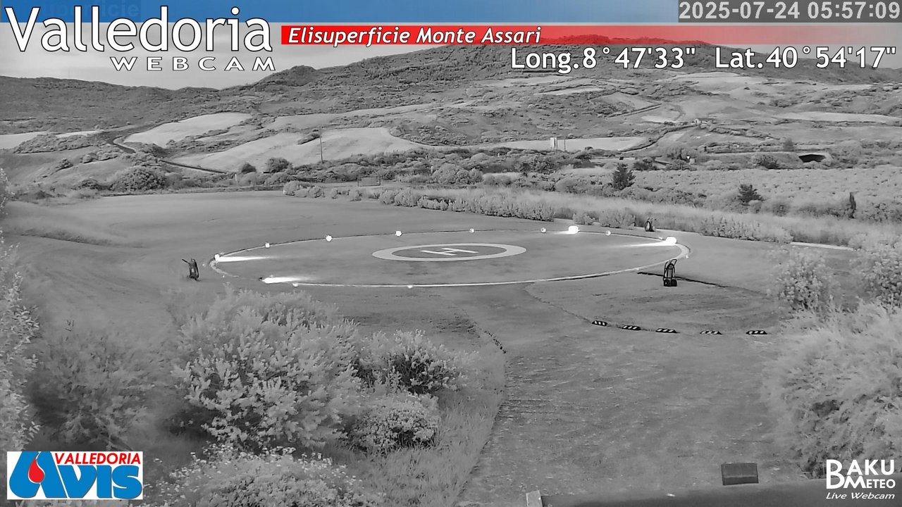 time-lapse frame, Valledoria webcam