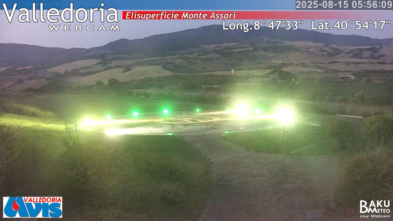 time-lapse frame, Valledoria webcam