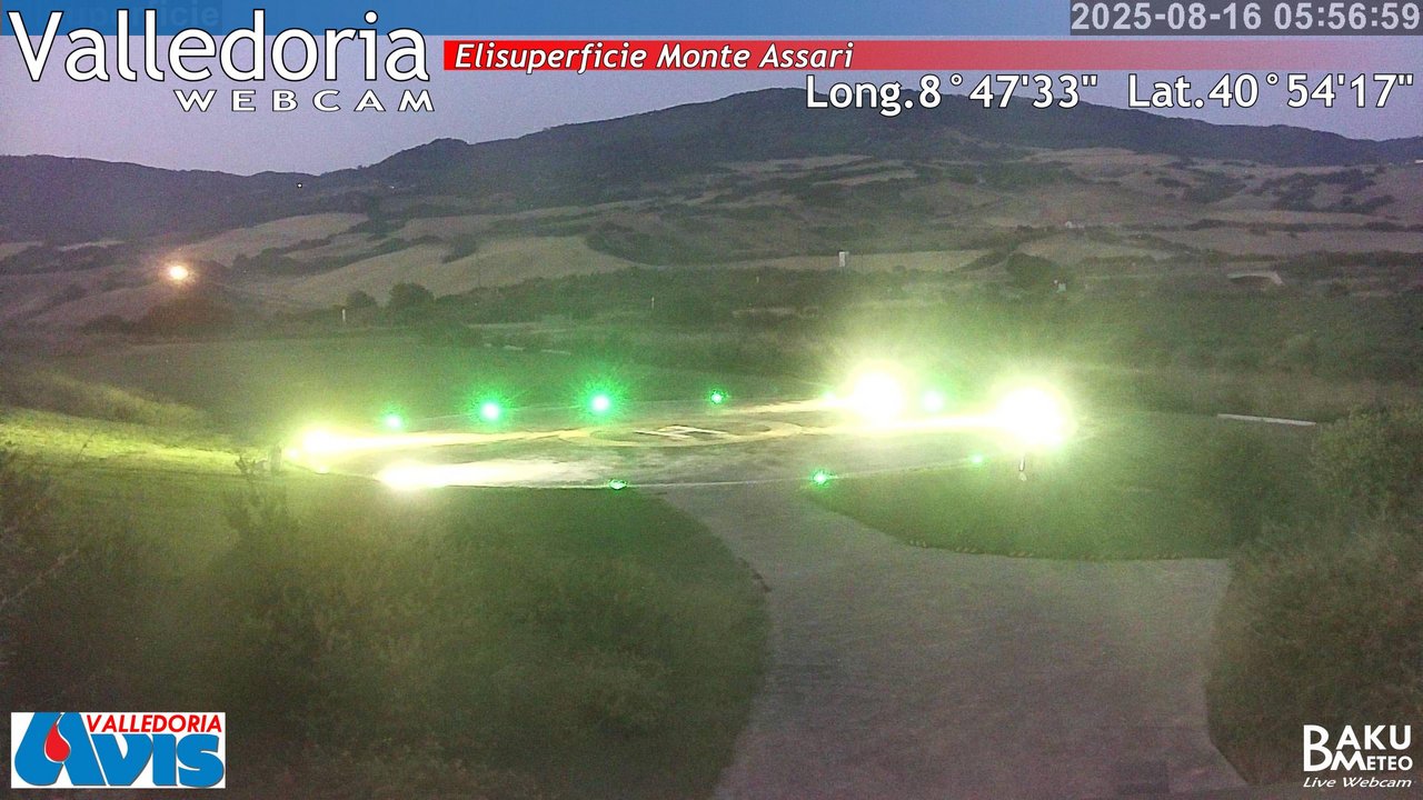 time-lapse frame, Valledoria webcam