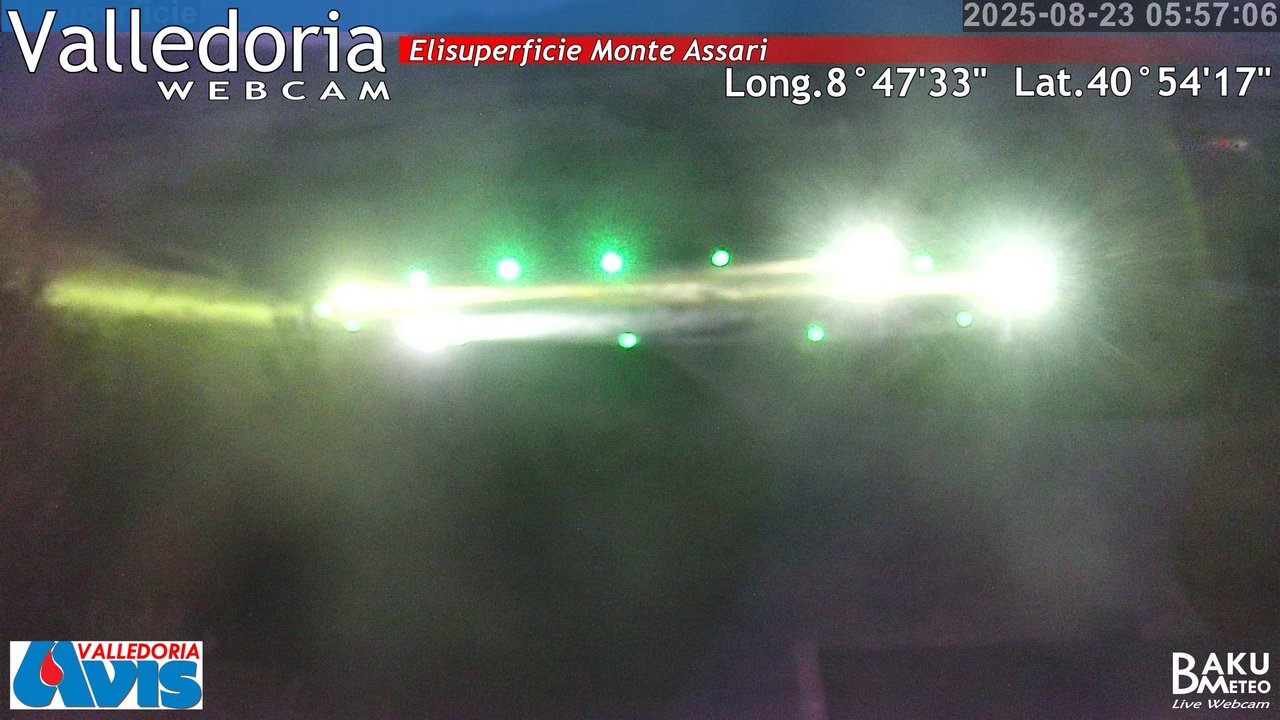 time-lapse frame, Valledoria webcam