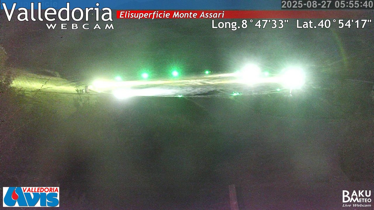 time-lapse frame, Valledoria webcam