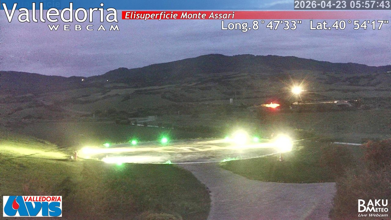 time-lapse frame, Valledoria webcam