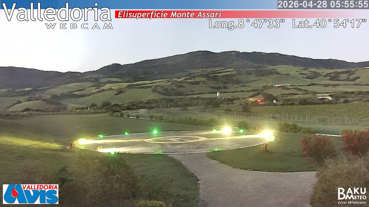 time-lapse frame, Valledoria webcam