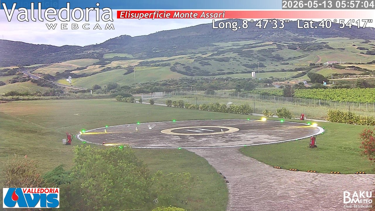 time-lapse frame, Valledoria webcam