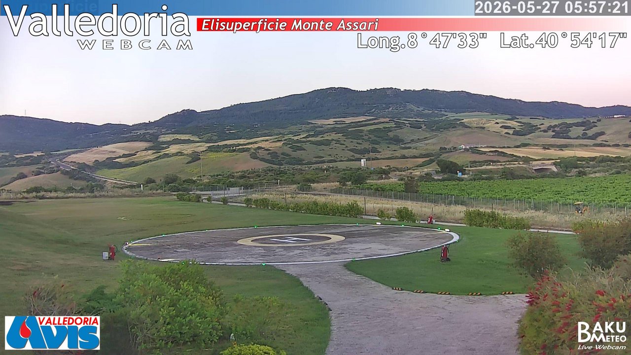 time-lapse frame, Valledoria webcam