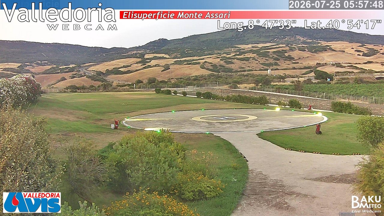 time-lapse frame, Valledoria webcam