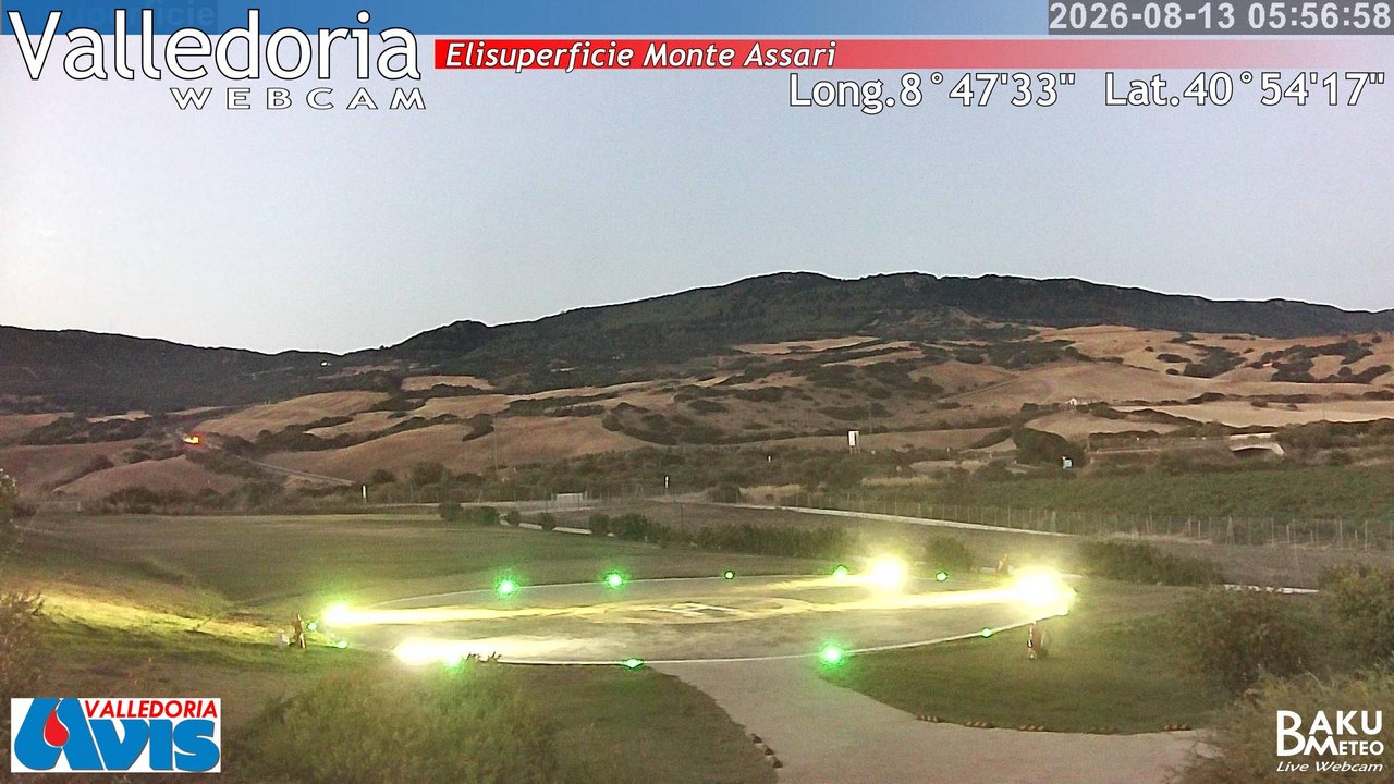 time-lapse frame, Valledoria webcam