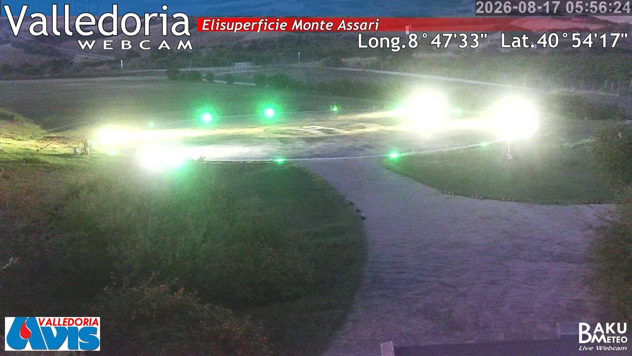 time-lapse frame, Valledoria webcam