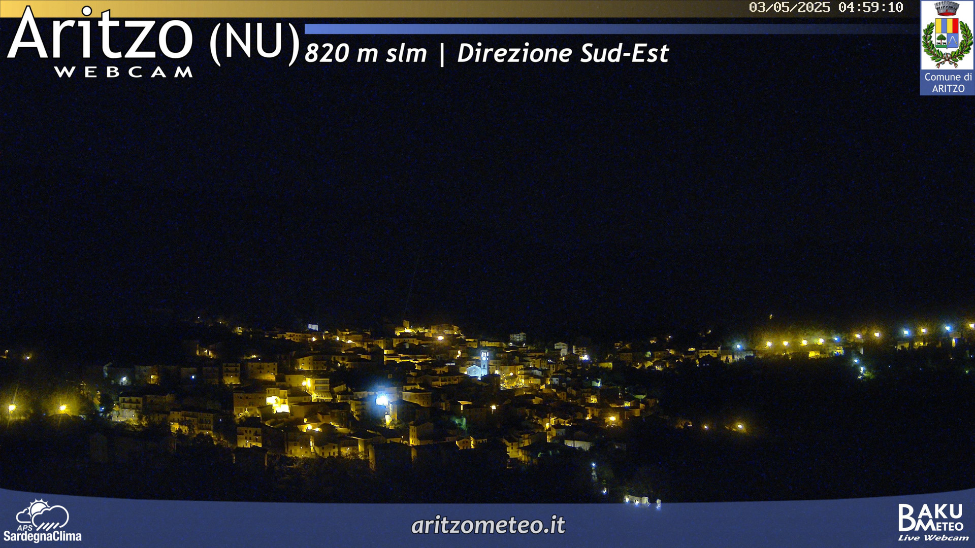 time-lapse frame, Aritzo webcam