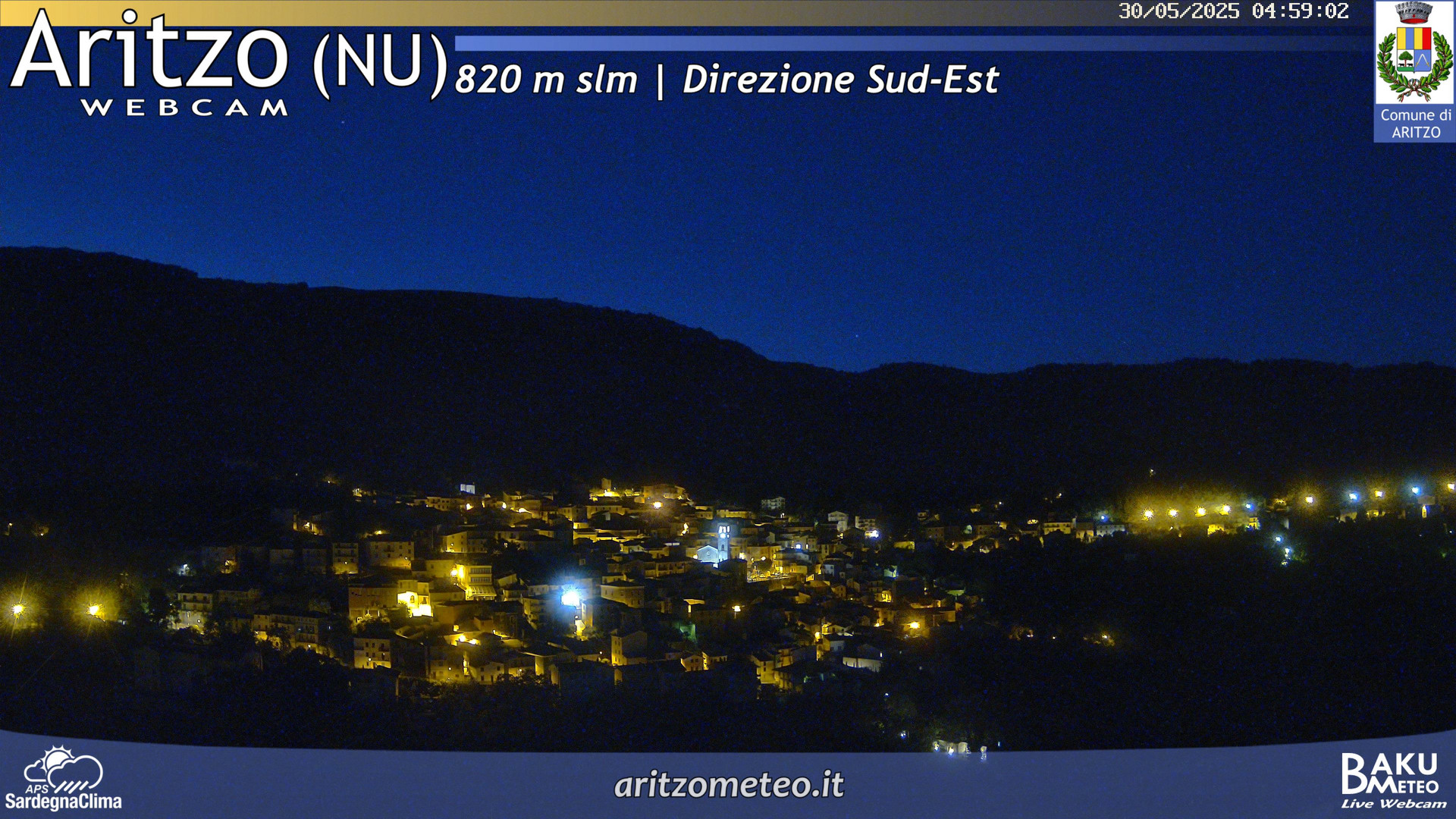 time-lapse frame, Aritzo webcam