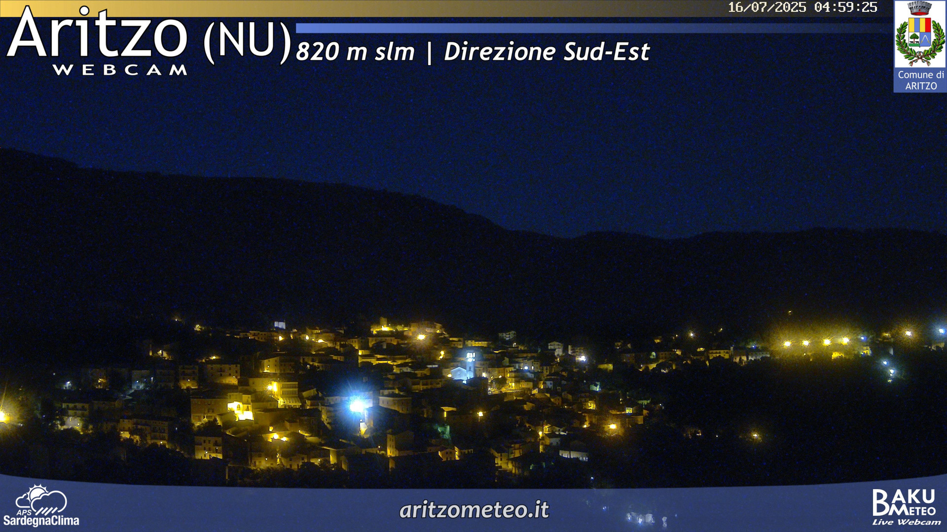 time-lapse frame, Aritzo webcam