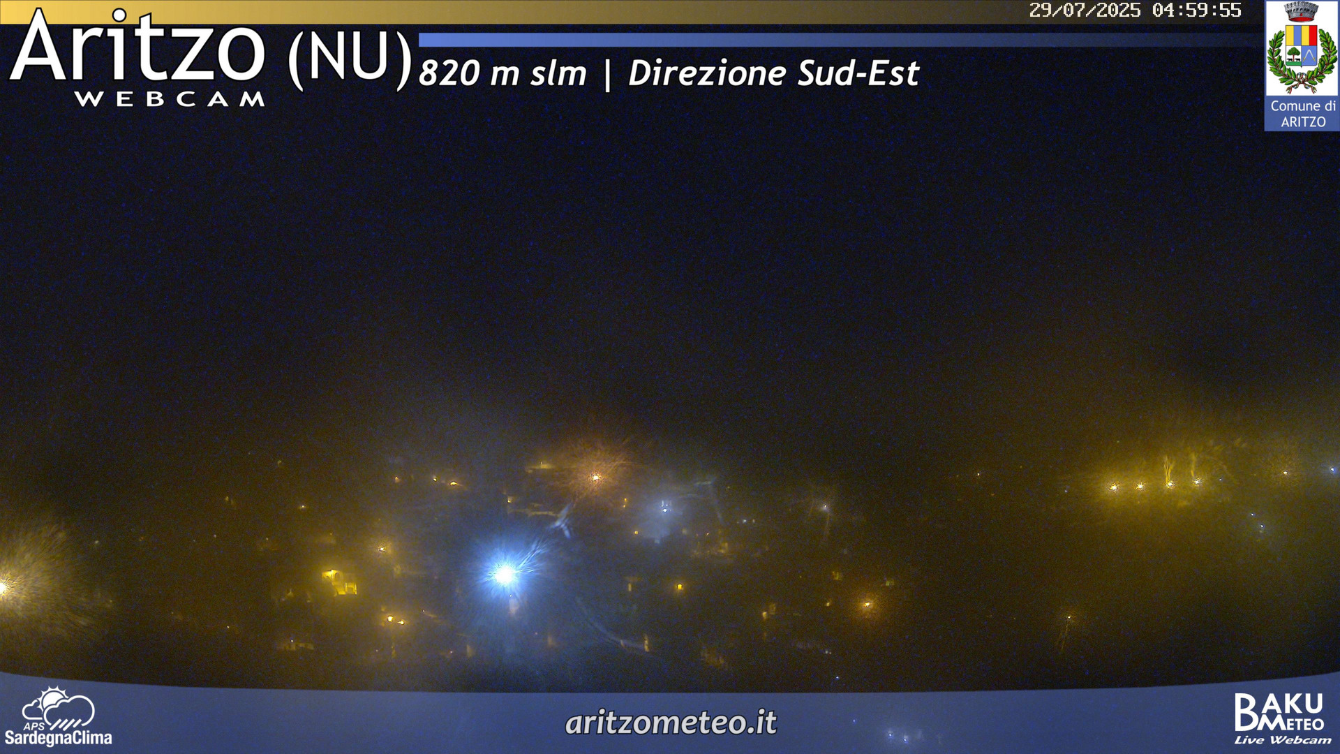 time-lapse frame, Aritzo webcam