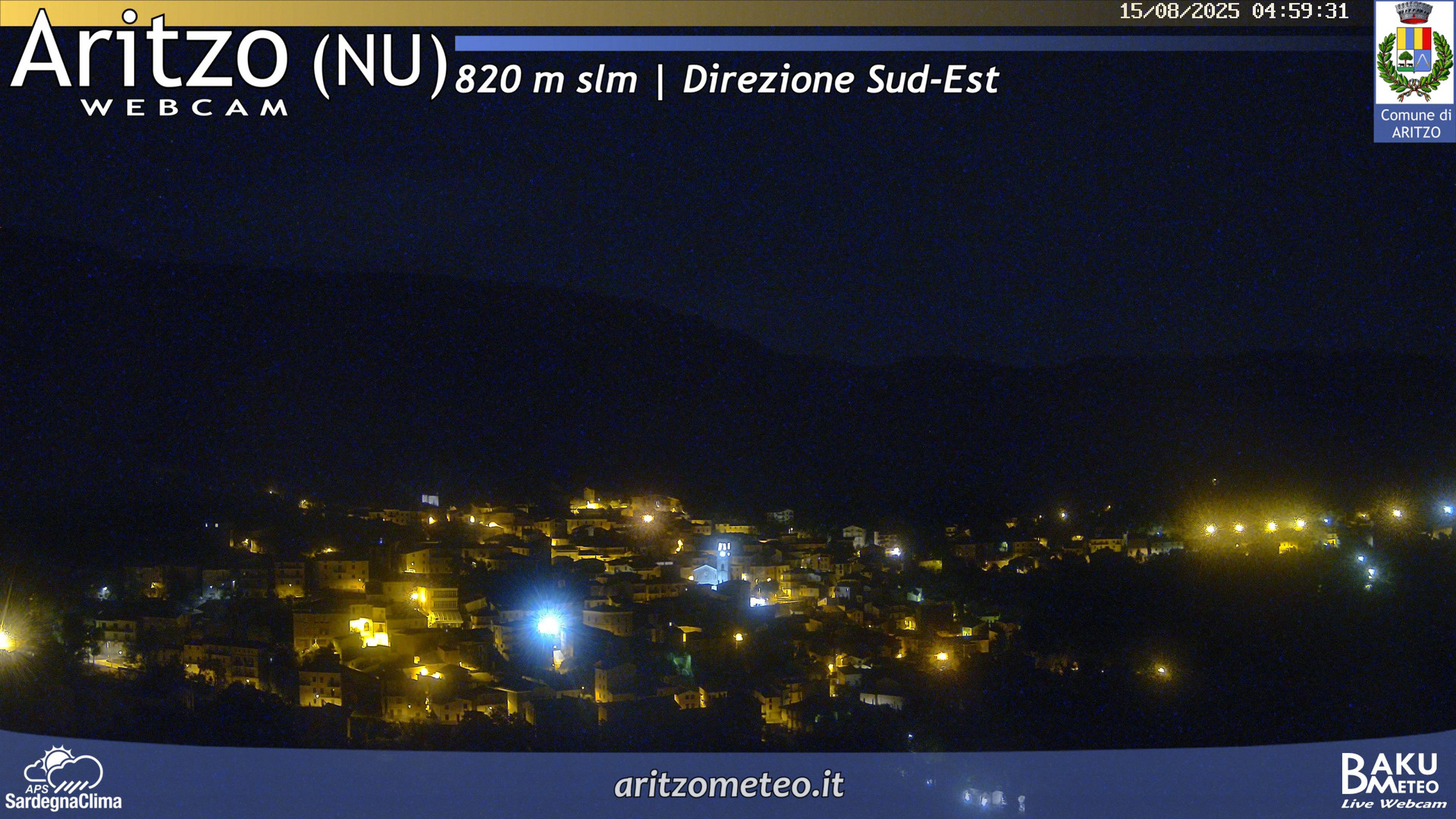 time-lapse frame, Aritzo webcam