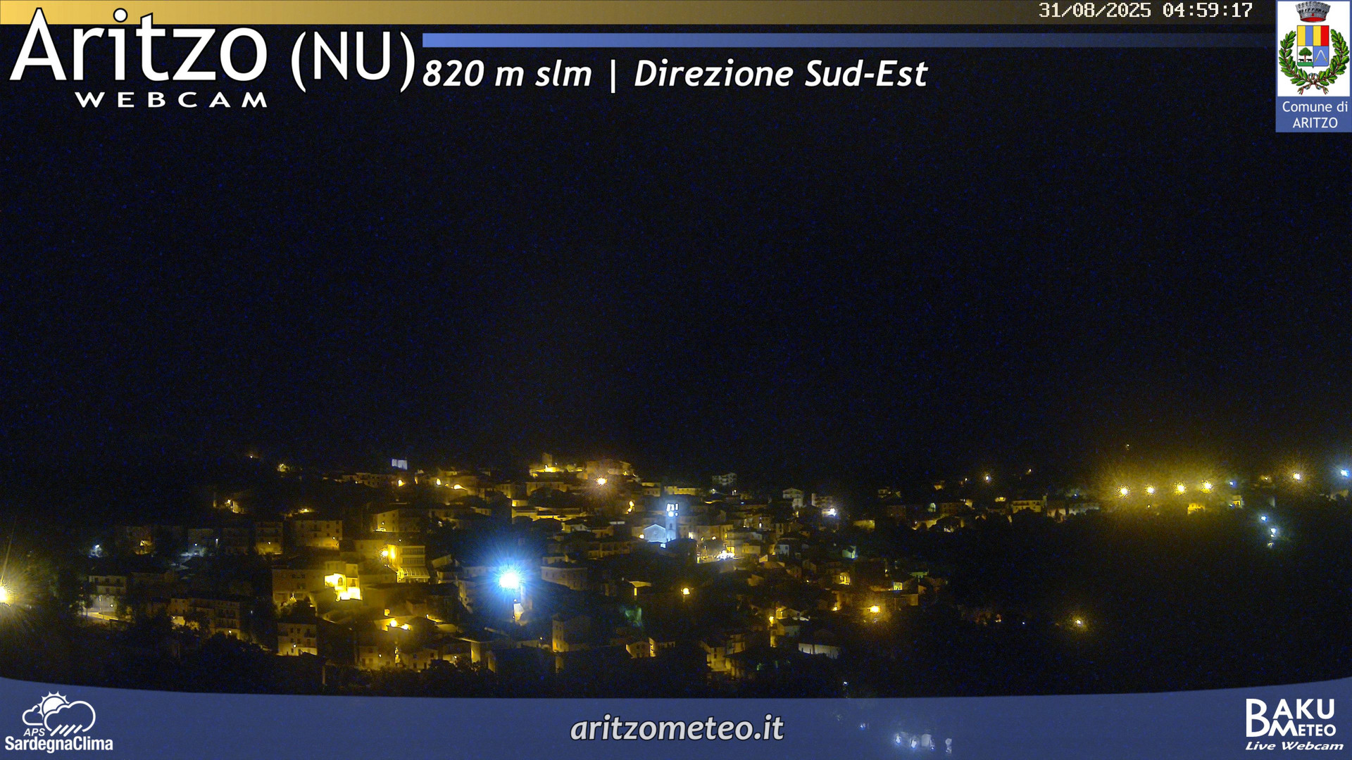 time-lapse frame, Aritzo webcam