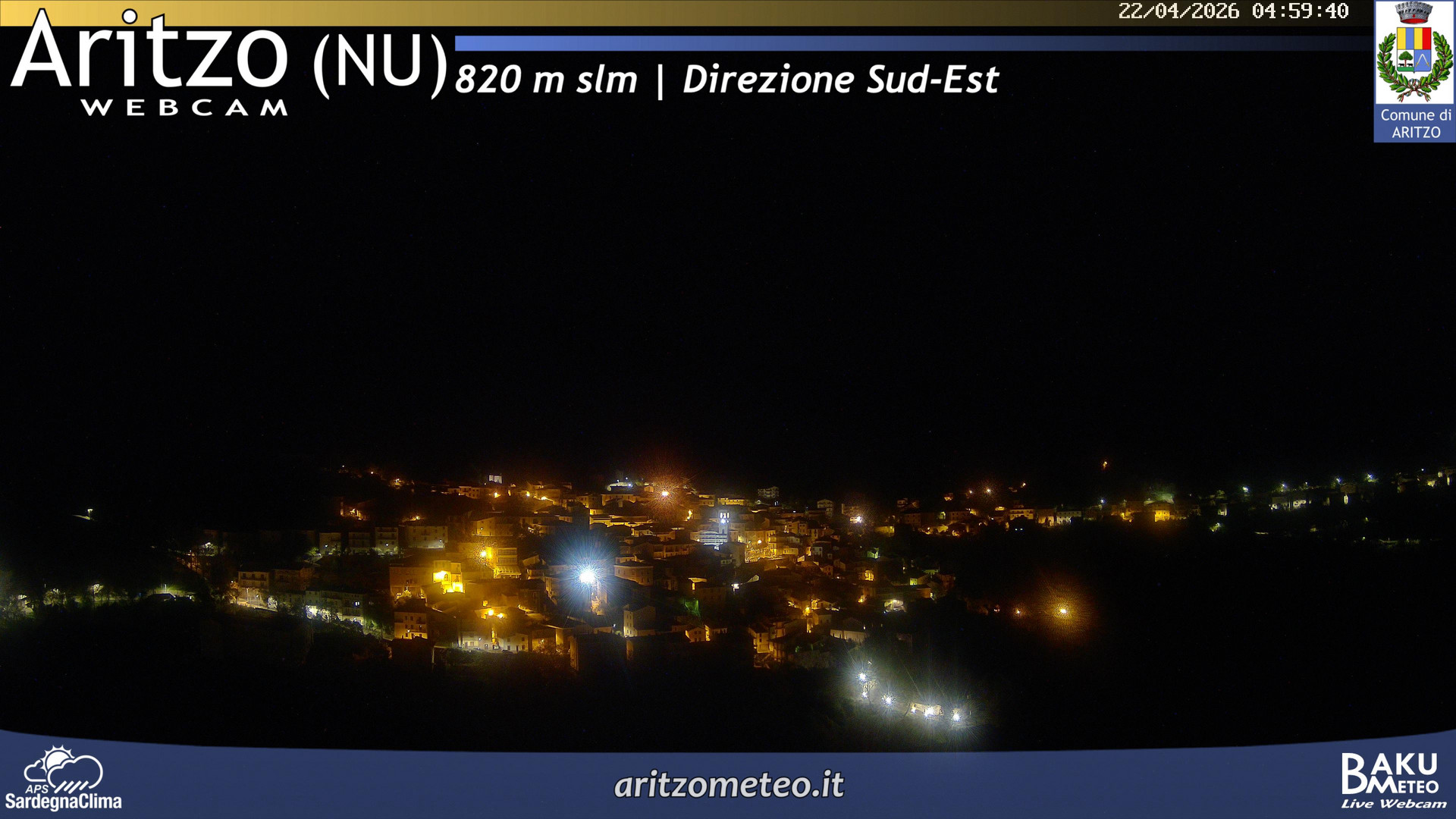 time-lapse frame, Aritzo webcam