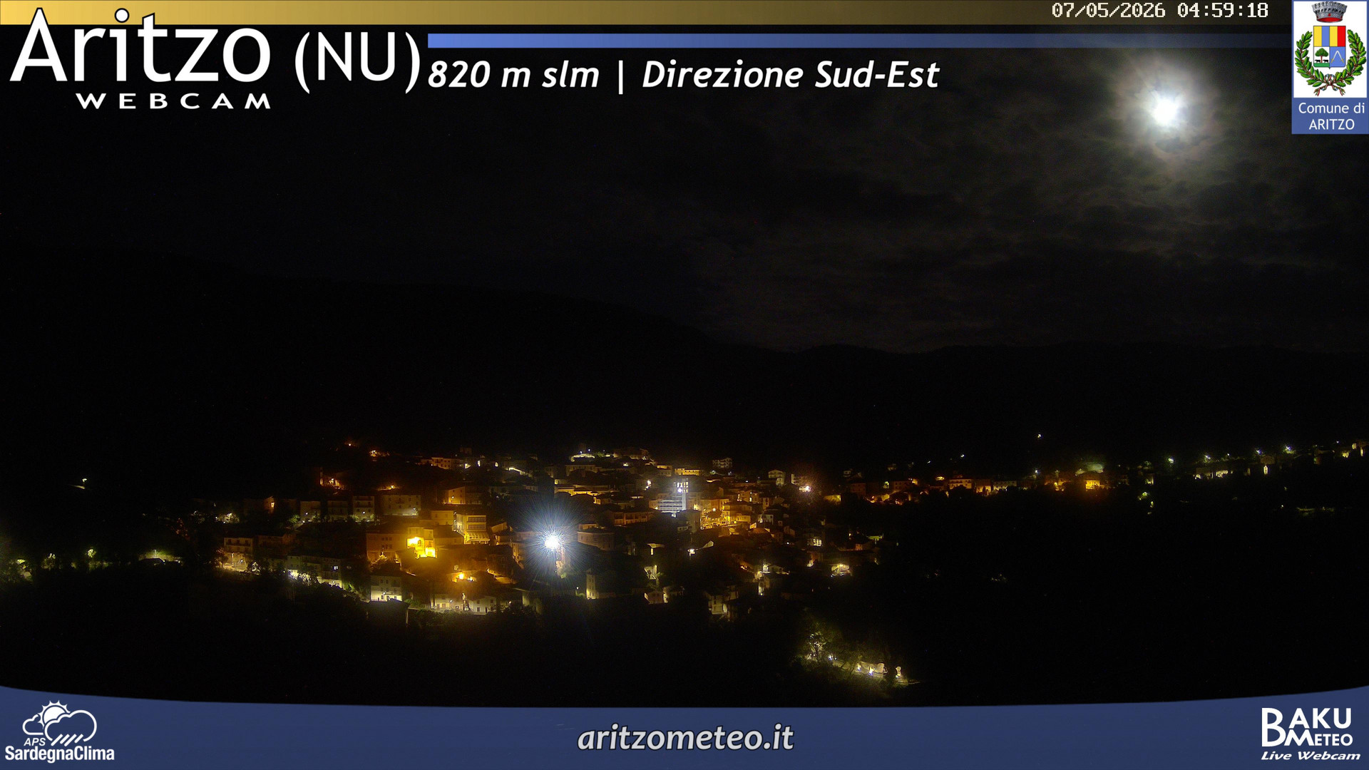 time-lapse frame, Aritzo webcam