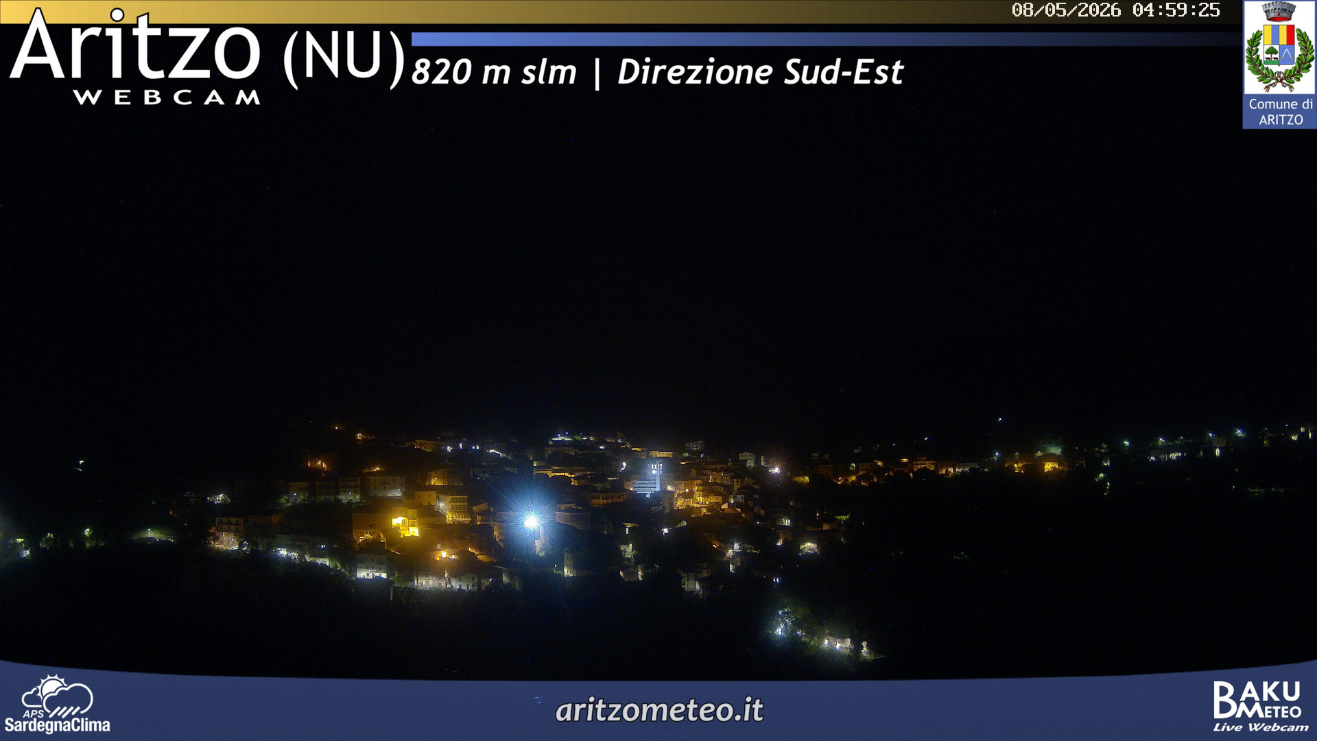 time-lapse frame, Aritzo webcam