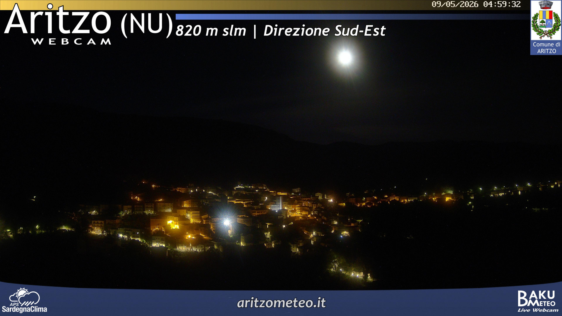 time-lapse frame, Aritzo webcam