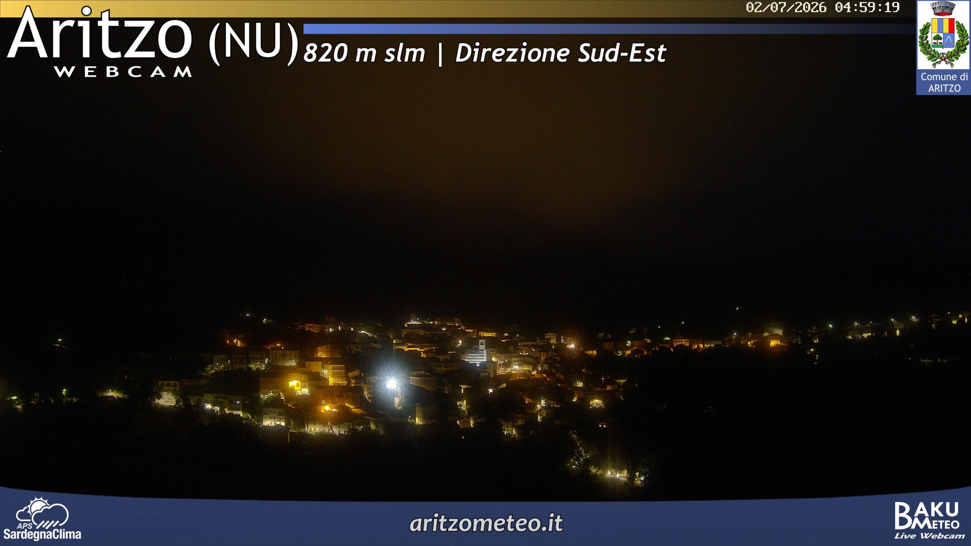 time-lapse frame, Aritzo webcam