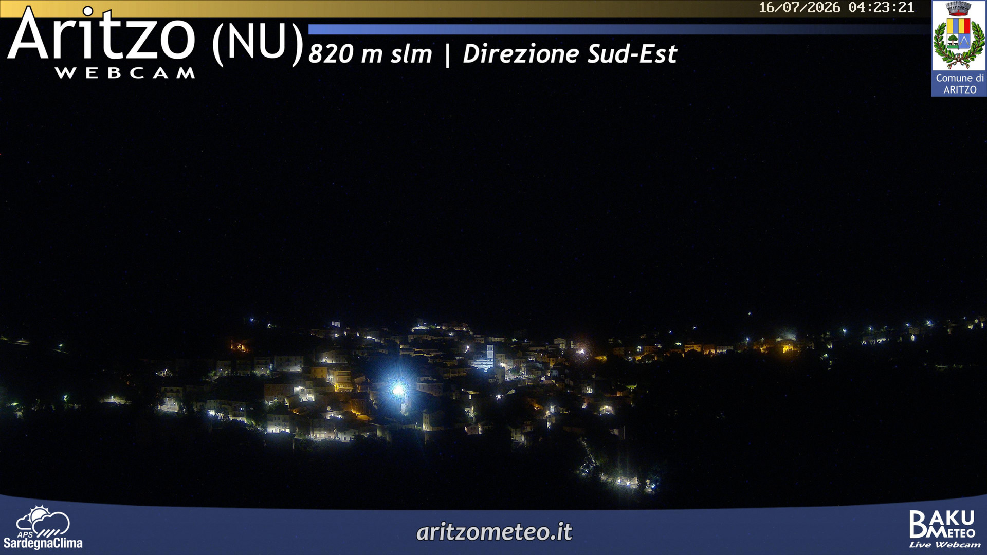 time-lapse frame, Aritzo webcam